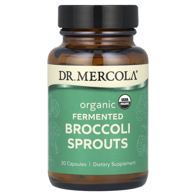 Dr. Mercola, Ферментированные ростки брокколи, 30 капсул