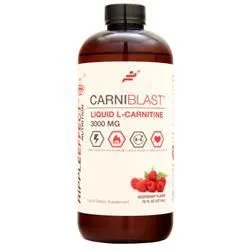 Bricker Labs, CarniBlast (3000 мг), L-карнитин, Малина 16 жидких унций