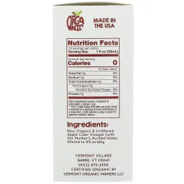 Vermont Village, Органический яблочный уксус, двойная порция, 12 порций, 1 унц. (28 г) каждая