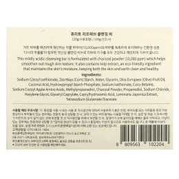 Purito, Re: Fresh Cleansing Bar, древесный уголь и морские водоросли, без отдушек, 100 г (3,52 унции)