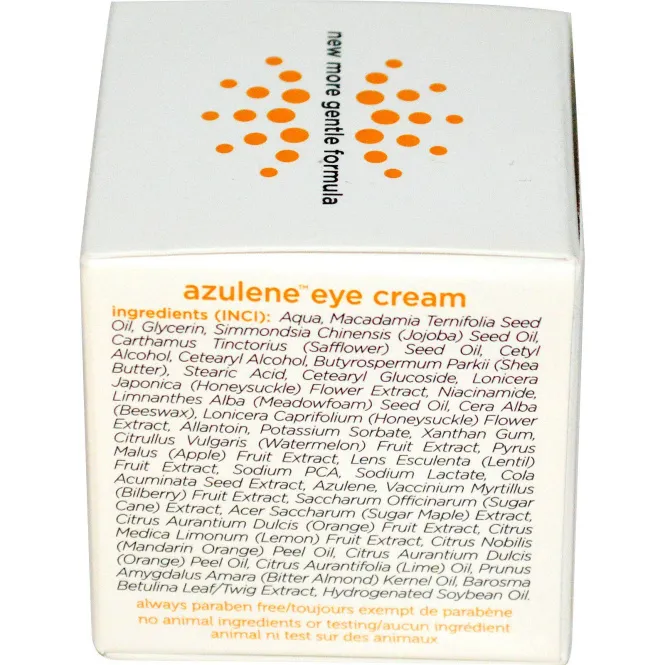 Earth Science, Крем для кожи вокруг глаз с азуленом, 0,7 жидкой унции (21 мл)