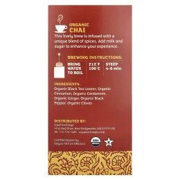 Equal Exchange, органический черный чай, 20 чайных пакетиков, 40 г (1,41 унции)