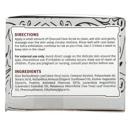 Lilyana Naturals, Скраб для лица с древесным углем, антивозрастное отшелушивающее средство для лица, 88 мл (3 унции)