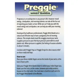 Preggie, ремешок для запястья, розовый, 4 шт.