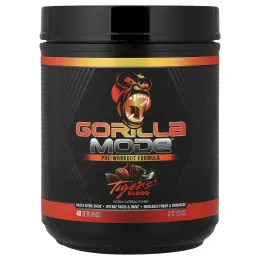 Gorilla Mind LLC, Mode®, предтренировочная добавка, Tigers Blood, 800 г (1,76 фунта)