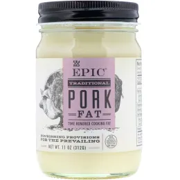 Epic Bar, Traditional Pork Lard, 11 oz (312 g)