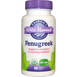 Oregon's Wild Harvest, Пажитник без ГМО, 90 капсул