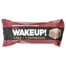 Jesse's WAKEUP!, Rice Crisp Bars, хрустящие батончики с корицей, 6 батончиков, 32 г (1,13 унции) каждый