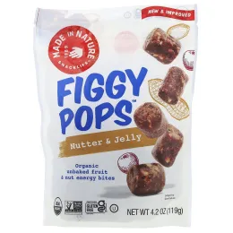 Made in Nature, Figgy Pops™, с орехами и желе, 119 г (4,2 унции)