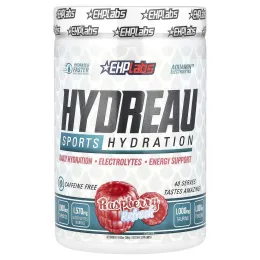 EHPlabs, Hydreau Sports Hydration, малиновое освежение, 300 г (10,58 унции)