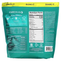 Designer Protein, Designer сыворотка Натуральный 100% сывороточный протеин Французская ваниль 4 фунта