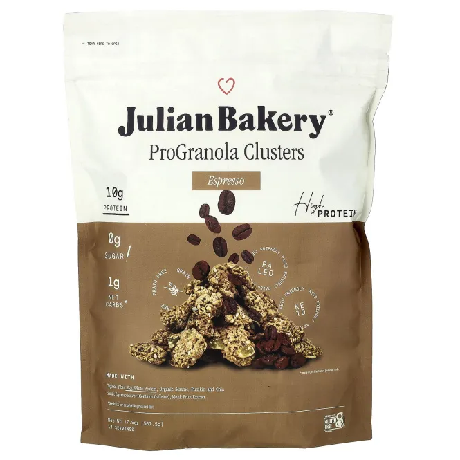 Julian Bakery, Pro Granola®, эспрессо, 507,5 г (17,9 унции)
