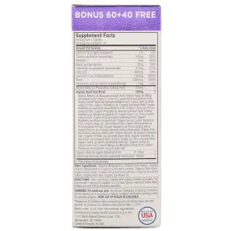 Purely Inspired, Organic Hair, Skin & Nails Support with Biotin, 100 Caplets