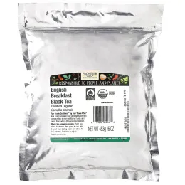 Frontier Co-op, органический черный чай «Английский завтрак», 453 г (16 унций)