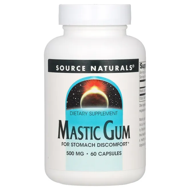 Source Naturals, Экстракт мастиковой смолы, 60 капсул