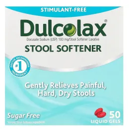 Dulcolax, средство для размягчения стула, 50 капсул в жидкой форме