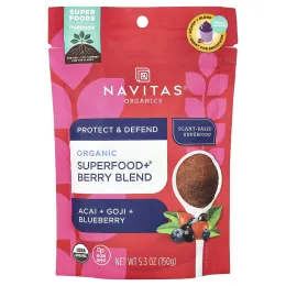Navitas Organics, Органическая ягодная смесь Superfood + ®, 150 г (5,3 унции)