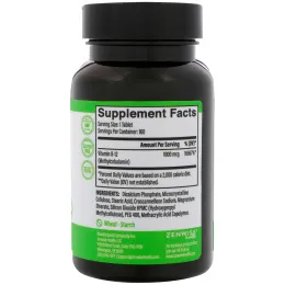 Zenwise Health, Метилкобаламин, Витамин B-12, Медленное высвобождение, 1000 мкг, 160 таблеток