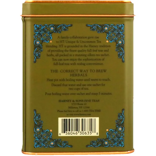 Harney & Sons, Чайные смеси, имбирь и лакрица, 20 чайных пакетиков, 1,4 унции (40 г)