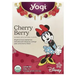 Yogi Tea, травяной чай, вишня, без кофеина, 16 чайных пакетиков, 32 г (1,12 унции)