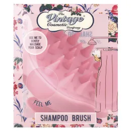 The Vintage Cosmetic Company, Щетка для шампуня, розовый, 1 шт.