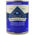 The Blue Buffalo Co., Blue Homestyle Recipe Влажный корм для собак, для взрослых собак Куриный ужин с овощами из сада 12,5 унции