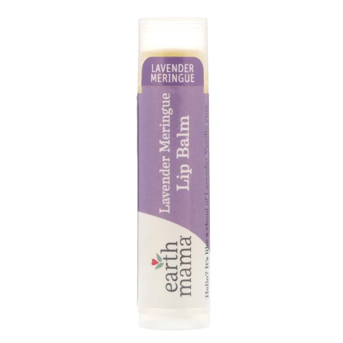 Earth Mama, Lavender Meringue Lip Balm, .15 oz (4 ml)