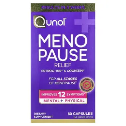 Qunol, MenoPause Relief, 60 капсул