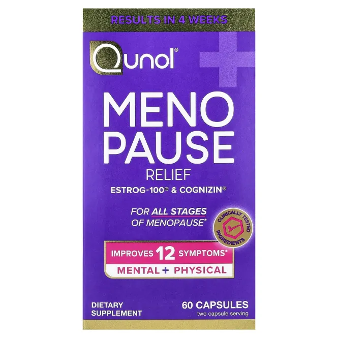 Qunol, MenoPause Relief, 60 капсул