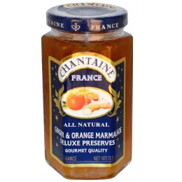 Chantaine, Пресервы люкс, имбирно-апельсиновый мармелад, 11,5 унции (325 г)