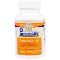 NutraLife, Витамины K2 и D3, 60 легко разжевываемых таблеток