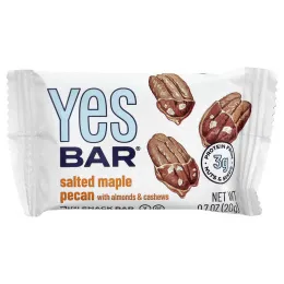 Yes Bar, Snack Bars, соленый клен и пекан, 6 батончиков по 40 г (1,4 унции)