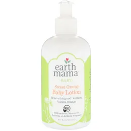 Earth Mama, Детский лосьон со сладким апельсином и ванилью, 8 ж. унц.(240 мл)