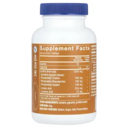 The Vitamin Shoppe, Лецитин, 1200 мг, 90 мягких таблеток