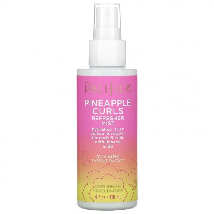 Pacifica, Pineapple Curls, освежающий спрей, 4 жидких унции (118 мл)