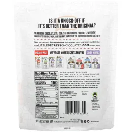 Little Secrets, Mini Crispy Wafers, арахисовая паста в темном шоколаде, 10 штук в индивидуальной упаковке, 100 г (3,5 унции)