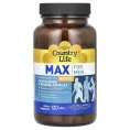 Country Life, Max for Men, мультивитаминный и минеральный комплекс для мужчин, не содержит железа, 120 таблеток