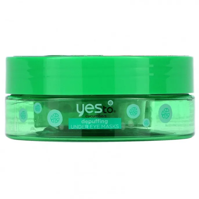 Yes To, Огурцы, очищающая маска для глаз, 16 масок для одного глаза