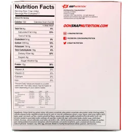 OOH Snap!, Хрустящий протеиновый батончик, карамель, 7 батончиков, 1,6 унц. (44 г) каждый