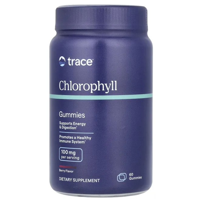Trace Minerals Research, Мармелад с хлорофиллом Ягодные 60 мармеладок