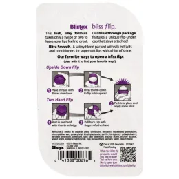 Blistex, Bliss Flip, мягкий и шелковистый бальзам для губ, с протеинами шелка, 0,25 унции (7 г)