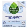 Seventh Generation, моющее средство для стирки, Free & Clear, 32 шт., 122,4 г (4,317 унции)