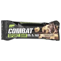 MusclePharm, Combat Sport, тесто для шоколадного печенья, 12 батончиков, 57 г (2,01 унции)