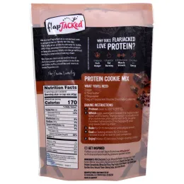 FlapJacked, Protein Cookie and Baking Mix, Double Chocolate, 9 oz (255 g)