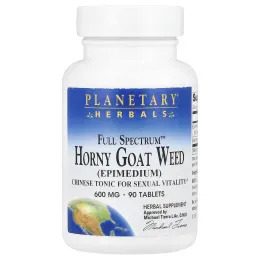 Planetary Herbals, Full Spectrum ™ Horny Goat Weed, 90 таблеток