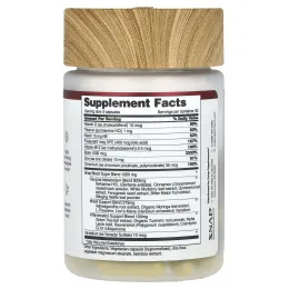 Snap Supplements, Сахар в крови, 60 капсул