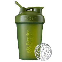 Blender Bottle, Блендерная бутылка BlenderBottle, классическая с петелькой, зеленый мох, 20 унций