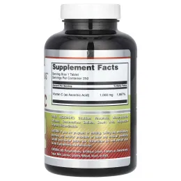 Amazing Nutrition, Витамин C, 1000 мг, 250 таблеток
