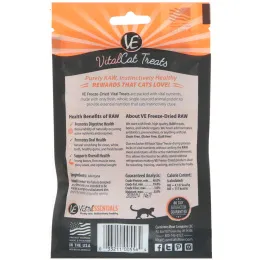 Vital Essentials, Vital Cat, высушенное сублимацией лакомство для кошек, тунец 1,1 унц. (31,2 г)