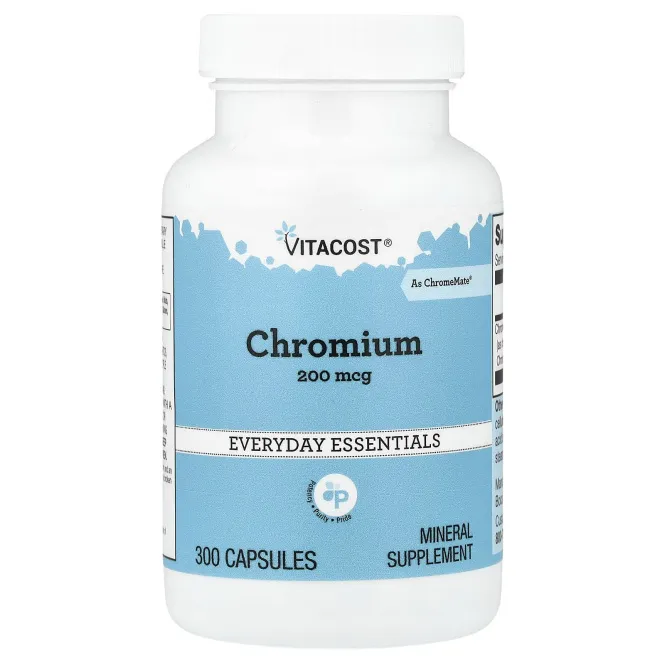 Vitacost, хром ChromeMate®, 200 мкг, 300 капсул